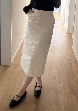 Claudie Pierlot midi skirt beige size 34 good condition