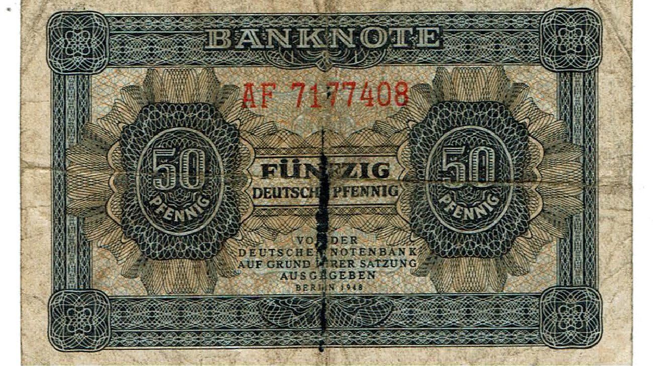 Banconote: Berlin 50 Pfennige rote KN SS – Usato da Steffisburg venduto da ber_8htf