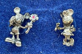 Ohrstecker Ohrringe Disney Mickey & Minnie OVP Disneyana
