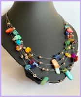 SALE HANDMADE HALSKETTE PERLENKETTE PERLMUTT PERLEN