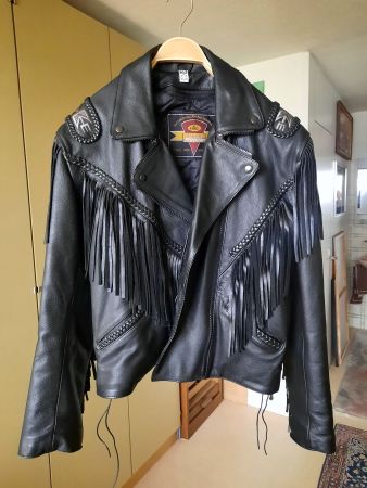 TOP Damen/Herren Motorrad Jacke in Leder Grösse 46 neuwertig