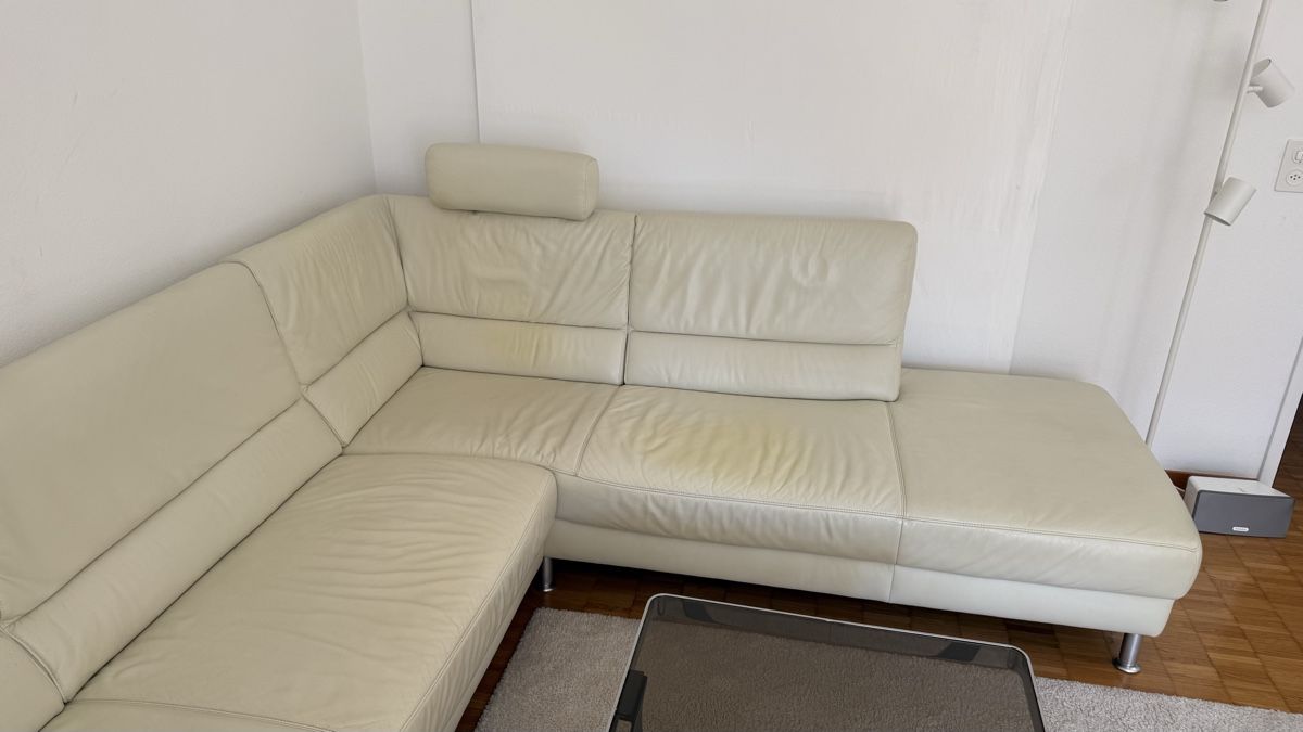Divani: Retro Ecksofa Leder weiss – Usato da Zürich venduto da mar_bv8n 2
