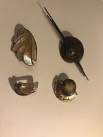 Lot de 4 Broches Vintage Moderniste Bijoux Femme