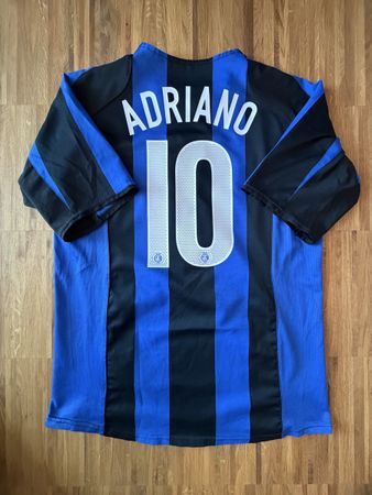 Original Adriano Inter Milan 2004/05 Trikot L