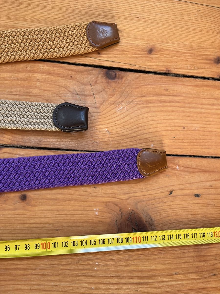 Cinture: 3 x Gürtel elastisch 105cm – Usato da Schönenwerd venduto da Phipsz 2
