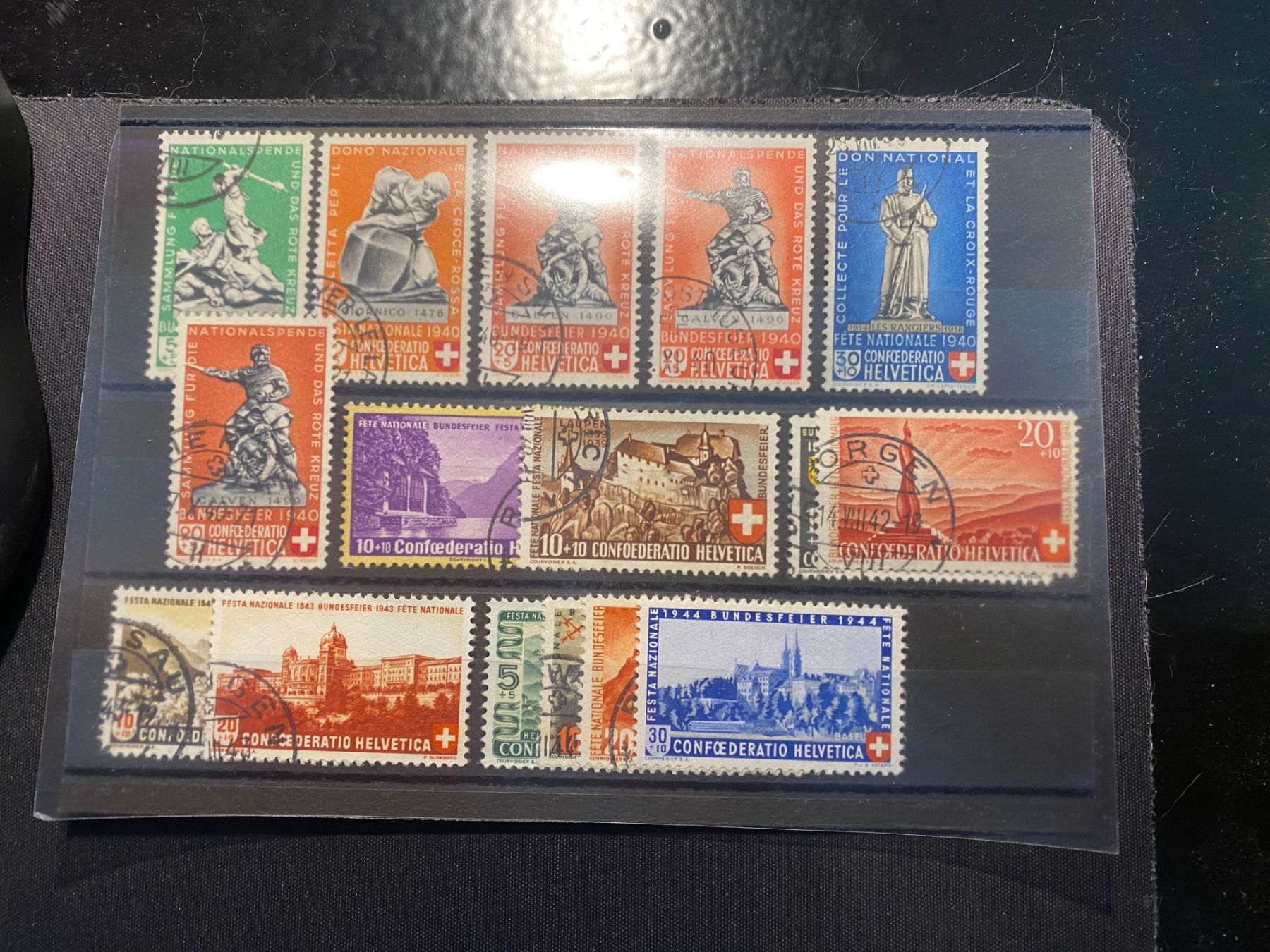 Tutti i francobolli: 1938 - 1949 Pro Patria Gestempelt – Usato da Grand-Lancy venduto da Dany1973