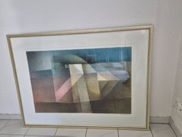 Lithografie in Farbe von Sven Knebel