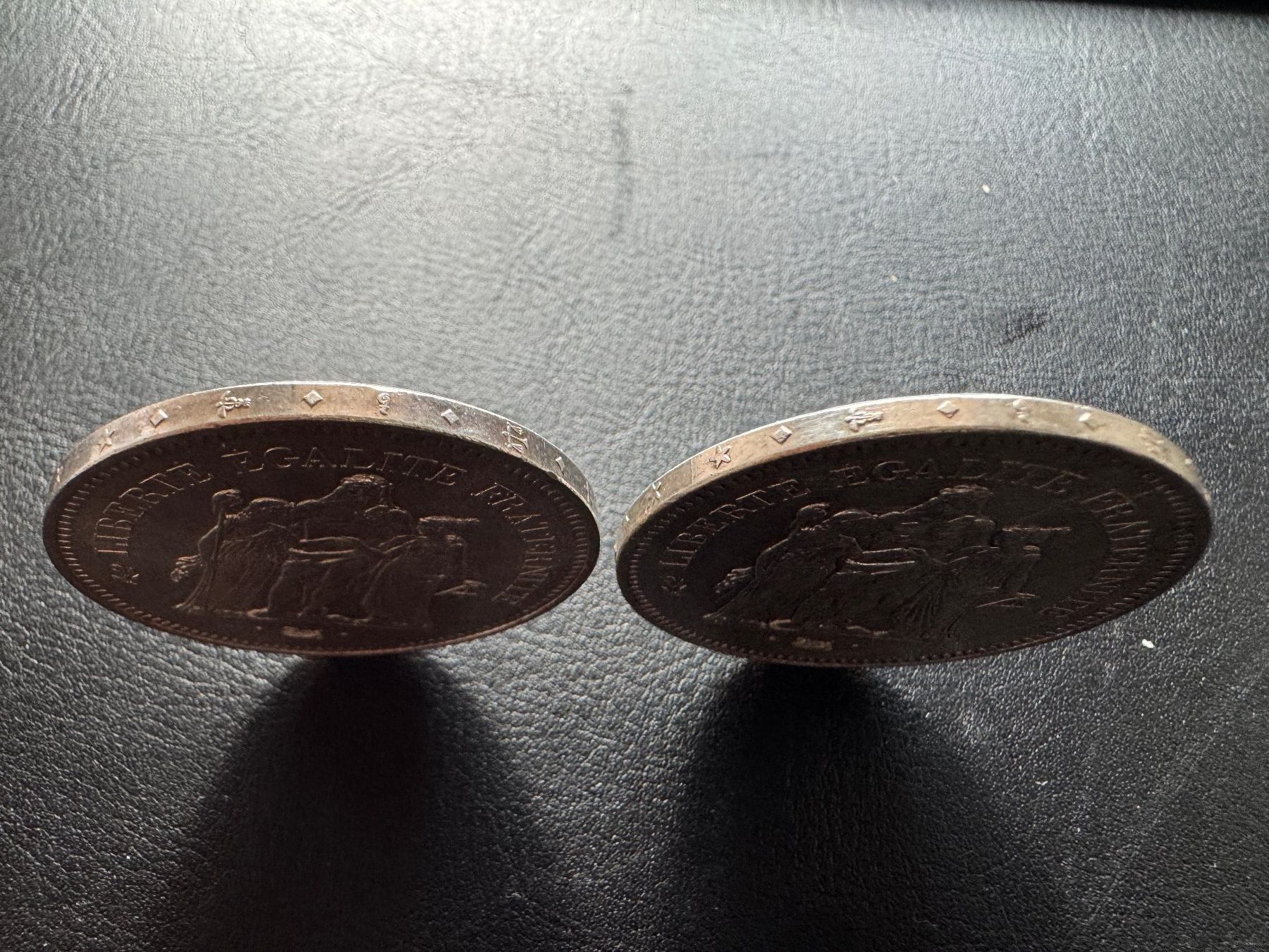 Tutti le monete: 2 pièces 50 Francs Hercule Argent – Nuovo (secondo la descrizione) da Petit-Lancy venduto da tonos 2