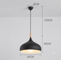 Lampe à suspension moderne nordique en Acier inoxydable