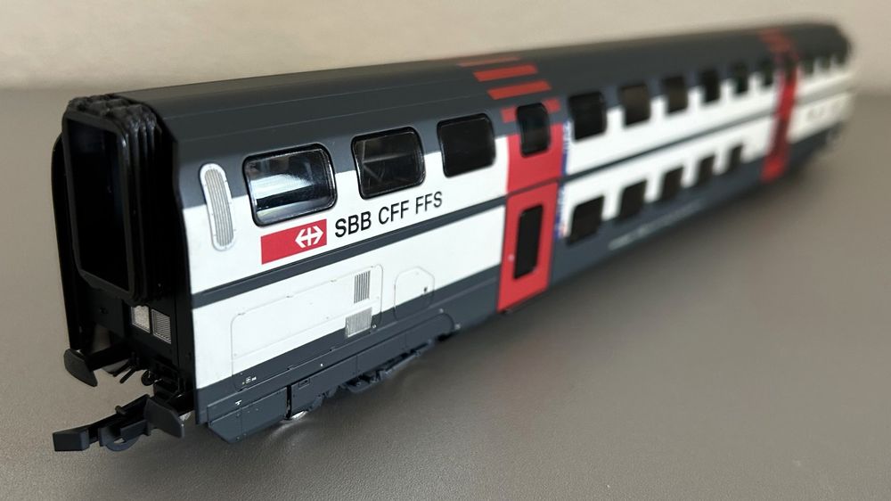 Roco 45462 / IC 2000 Doppelstockwagen 2. Kl. SBB / H0 WS OVP (Gebraucht ...