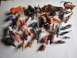 Animali giocattolo vintage, set completo di 45 pezzi!