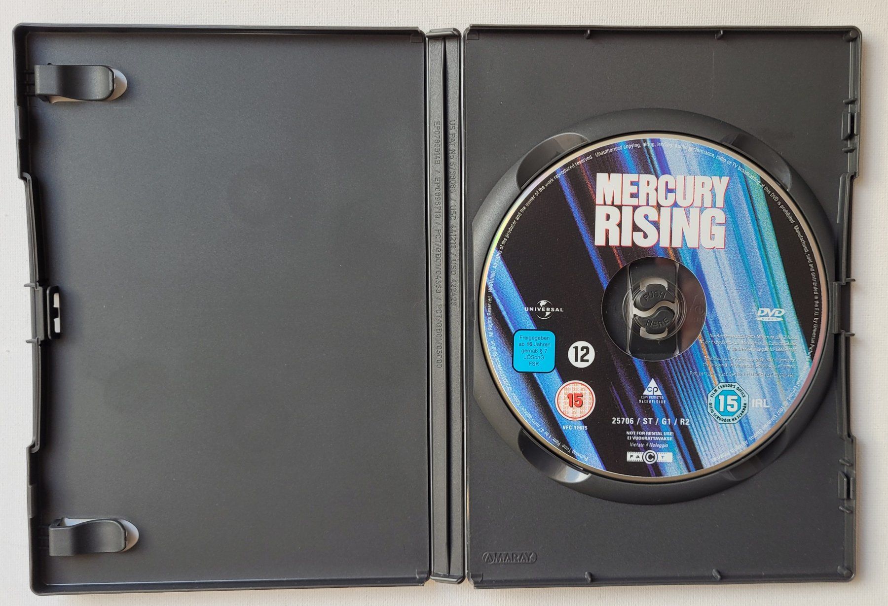 Tutti i DVDs: DAS MERCURY PUZZLE / MERCURY RISING – Usato da Neftenbach venduto da Mador6 1