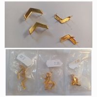 3 Packungen Nieten à 4 Stück = 12 Nieten zum Basteln / DIY