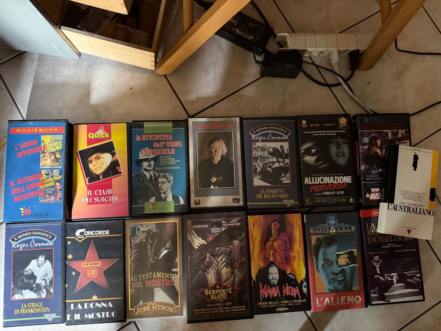 Toutes les VHS: 15 Vhs italiane Horror e Sci-fi – D'occasion à Minusio par vertigoozBazar4u