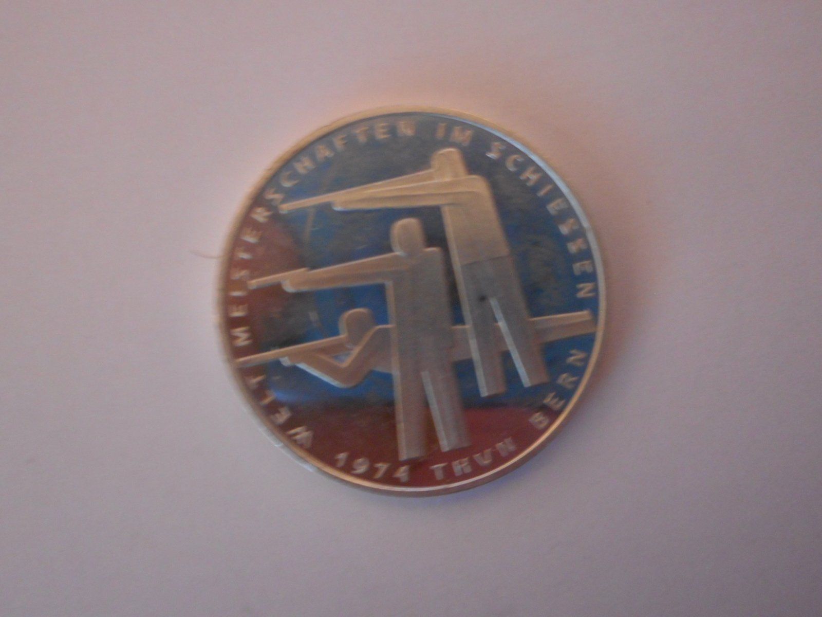 Medaglie: 1974  Schiess -Weltmeisterschaft Thun/Bern silber – Nuovo (secondo la descrizione) da Kriegstetten venduto da pizlad2010