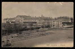 AK Lausanne, L'Hopital, 1907