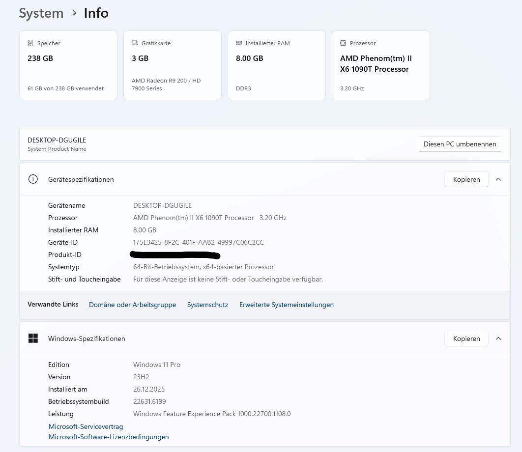 Amd PC: Alter AMD Gamer PC  , Gehäuse Thermaltake – Usato da Volketswil venduto da Johnseller 8