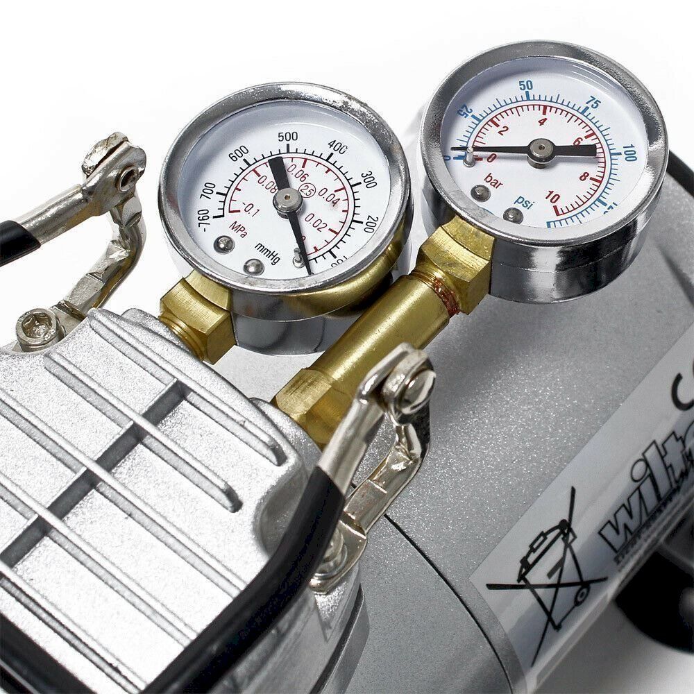 Compresseurs: WilTec Airbrush Kompressor AS20W – Neuf avec emballage d'origine à Bottighofen par zaap 3