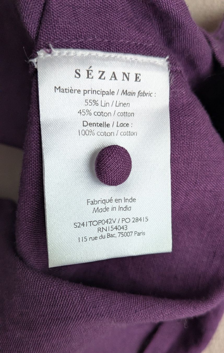Top: Top Sézane Aniela taille 38 – Nuovo (secondo la descrizione) da Bulle venduto da myerly 2
