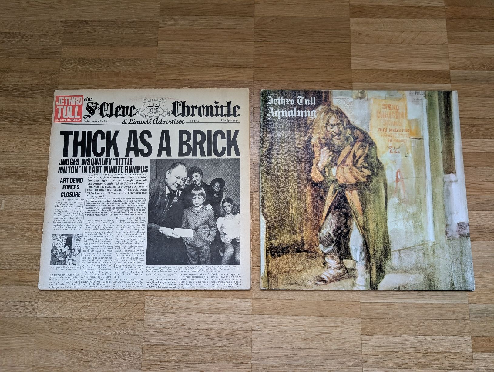 Dischi in vinile: Jethro Tull – Aqualung & Thick as a Brick – Usato da Widnau venduto da angiel02