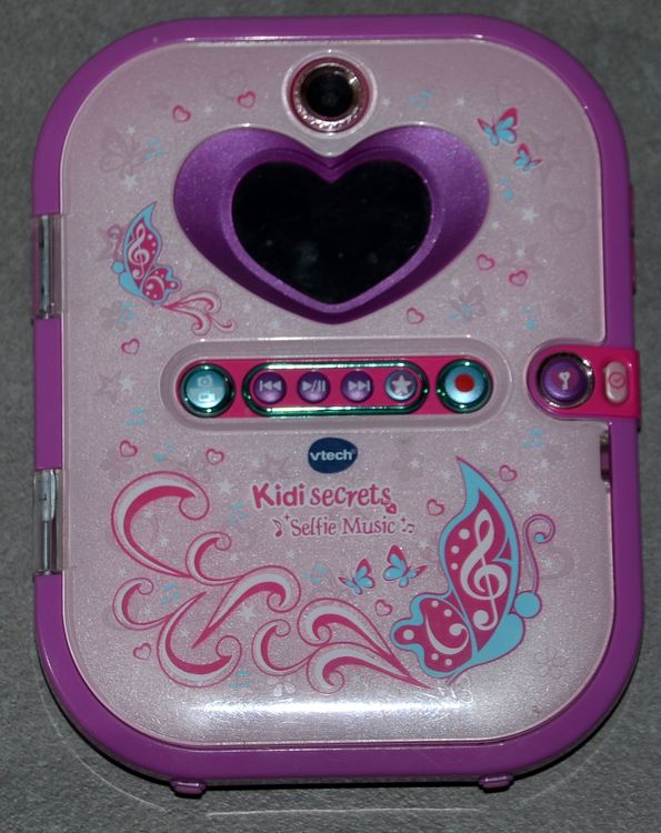 VTech - KidiSecrets Selfie Music 2.0 Pink, 8-in-1 Diary, With Face Recognition, Camera, Electronic Toy Sounds And Lights, Gift For Children From 6 To 12 Years - English Content