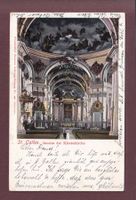 ST. GALLEN - Inneres der Klosterkirche - 1905