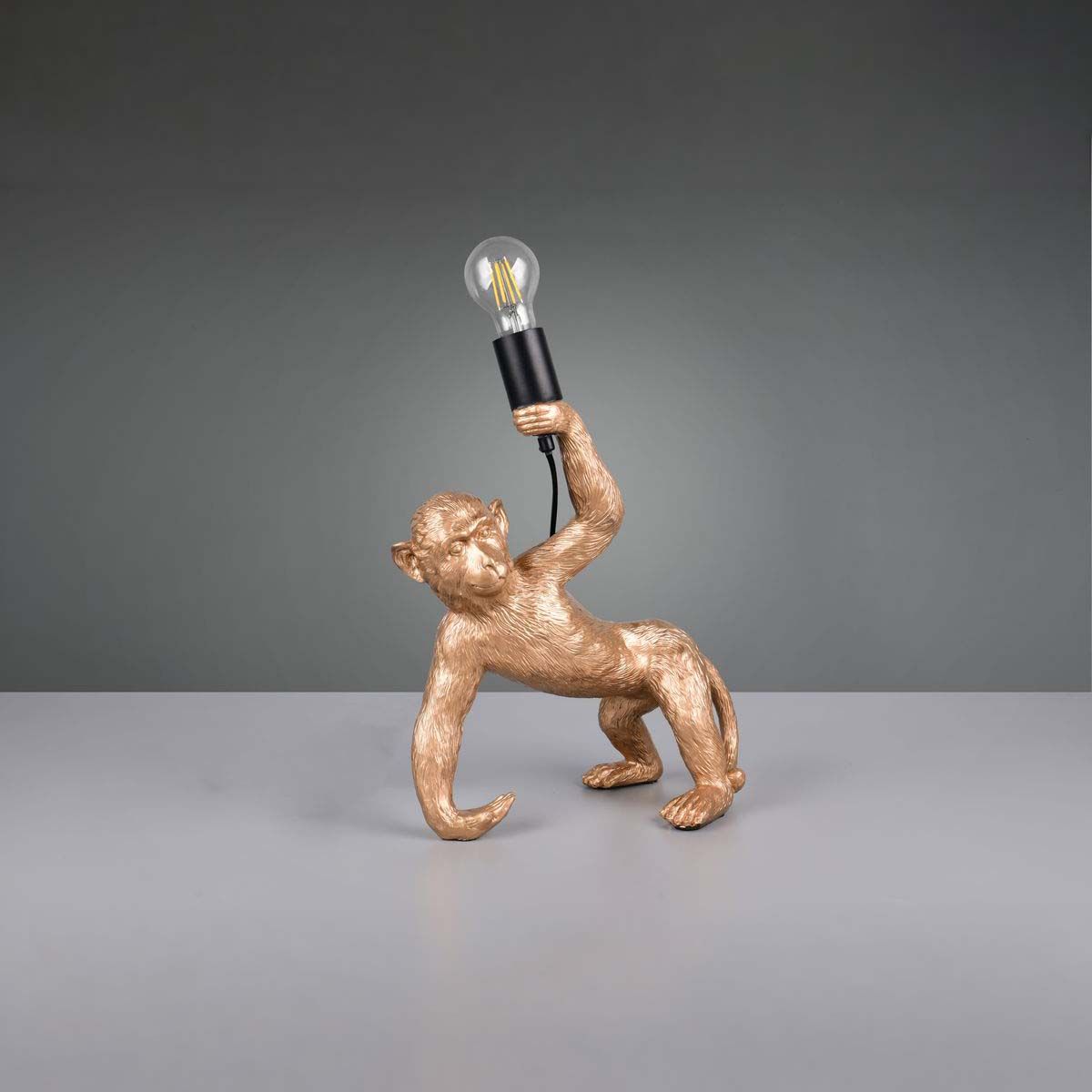 Lampade: Tischleuchte, Affe, Gold, 42 cm Höhe – Nuovo (secondo la descrizione) da Kreuzlingen venduto da Smart-Light 1