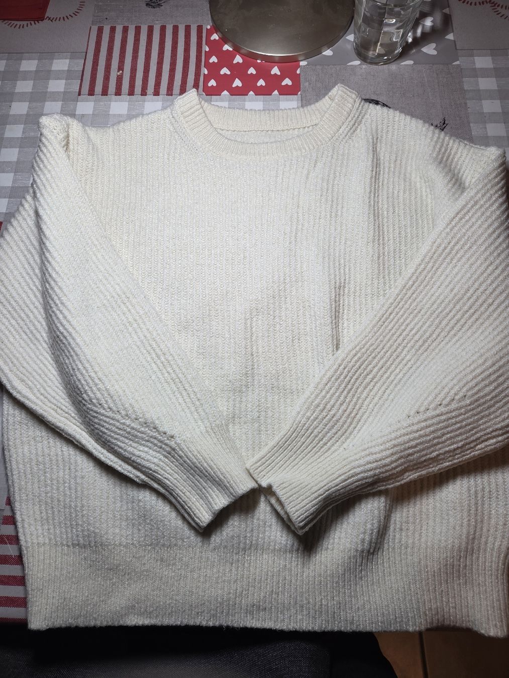 Maglioni & Felpe: Pull d'hiver Dazy, taille M, couleur crème, chaud et doux – Nuovo (secondo la descrizione) da Riddes venduto da mim_qs5p