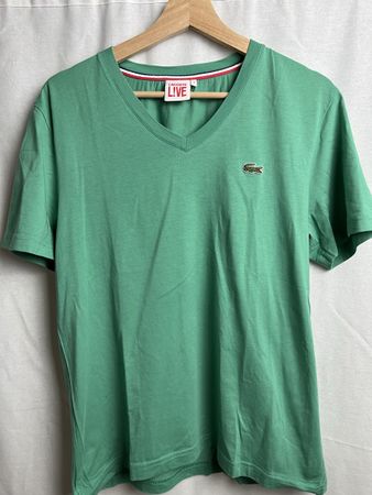 T-shirt Lacoste vert foncé