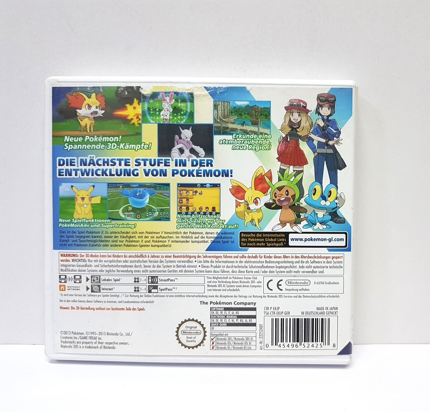 Nintendo Spiele: Pokémon X   3DS – Gebraucht aus Schüpfheim von  2