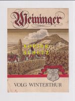 Etikette für Wein - Weininger /bd