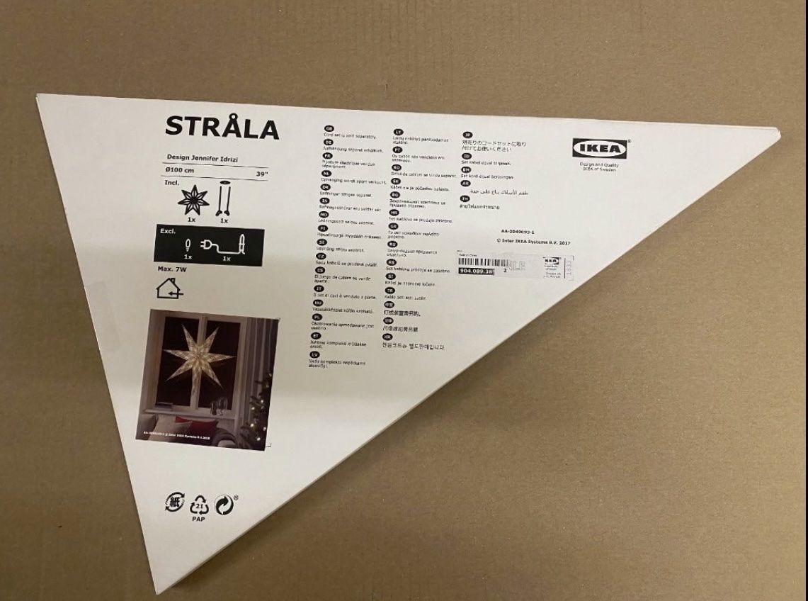 Ikea Tutte le decorazioni: IKEA Strala Weihnachtsstern – Nuovo e nell'imballaggio originale da Zürich venduto da zd_1965 2