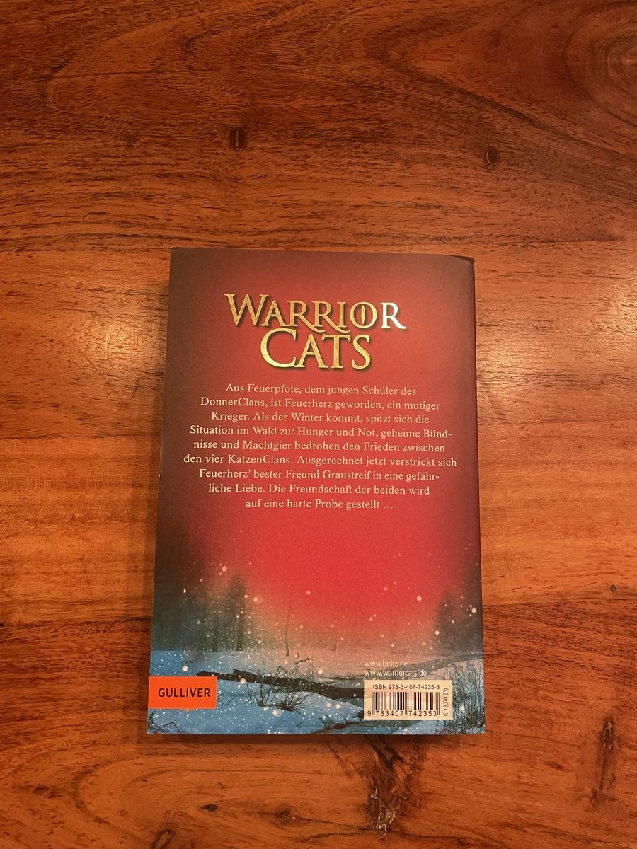 Libri: Warrior Cats Feuer und Eis – Usato da Erlinsbach SO venduto da dopadach 1