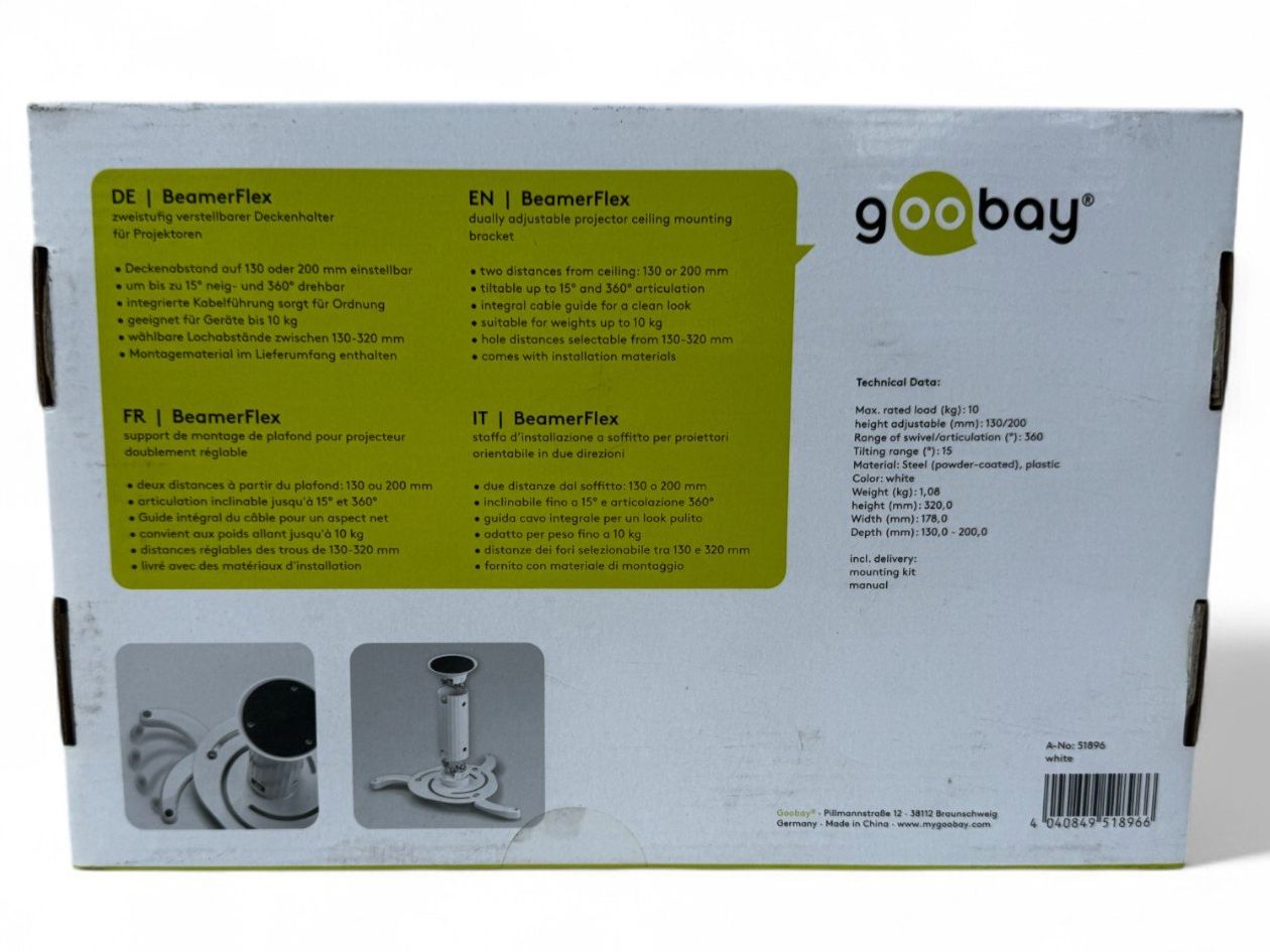 Supporti a parete: Beamerflex Beamerhalterung (X1001) – Nuovo e nell'imballaggio originale da Däniken SO venduto da Profog1 3