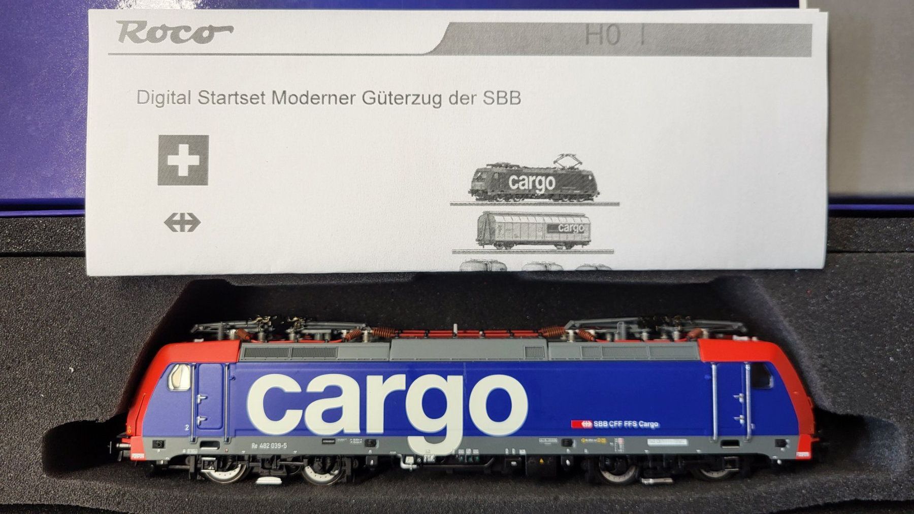 Roco Modelleisenbahnen: ROCO E-Lok Re 482 Cargo SBB H0 / DC – Gebraucht aus Muttenz von Basim 1