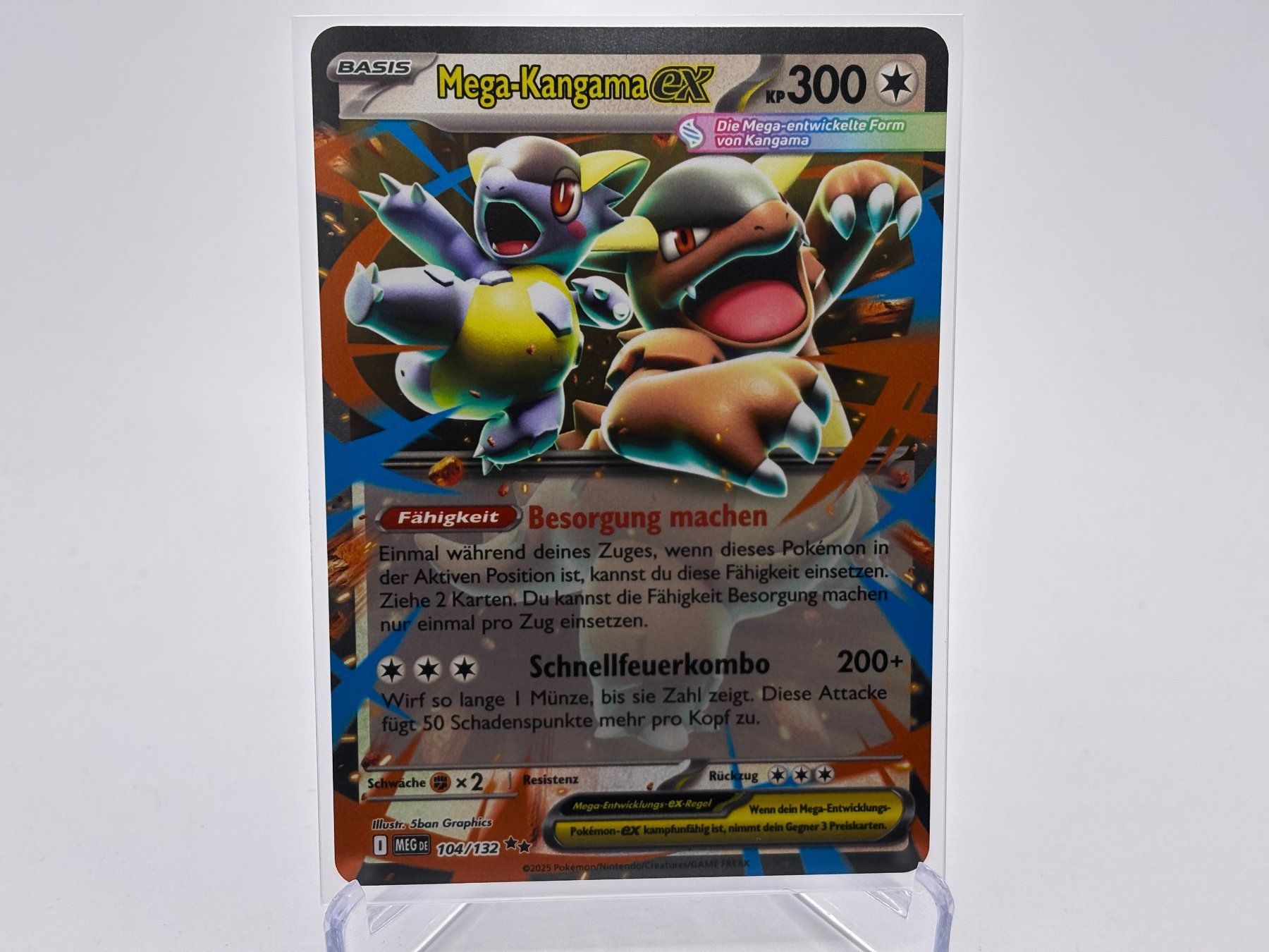 Pokémon Sammelbilder & Trading cards: Mega-Entwicklung - Mega Kangama ex  (MEG 104) - DE – Neu (gemäss Beschreibung) aus Allschwil von Bullach