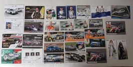 Konvolut 30x Autogrammkarten International div. Rennserien