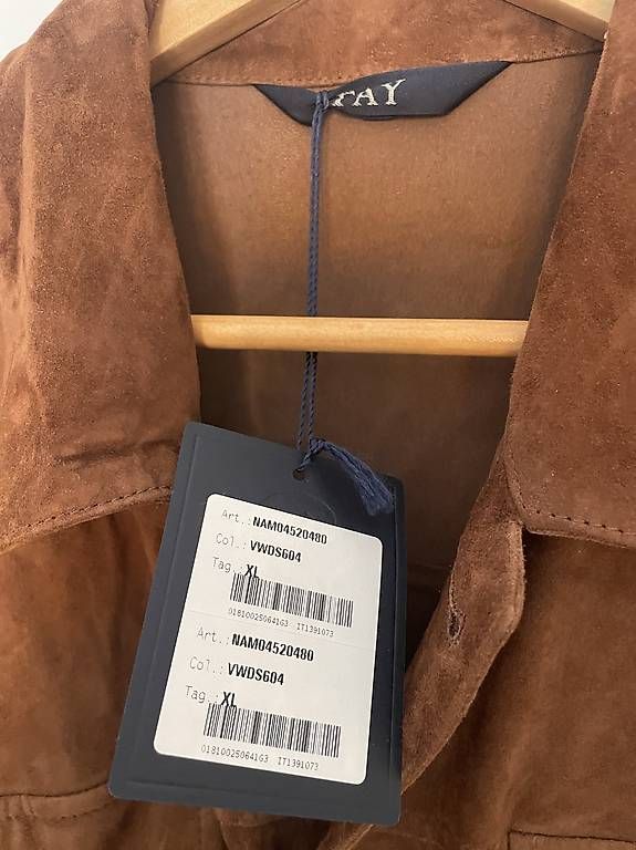 Vestes: FAY Brown Suede Leather Jacket XL  – D'occasion à Ponte Tresa par coc_nnf5 3