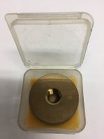 GEWINDE-KONTROLLRING M 10-6g, neuwertig, TIN beschichtet.