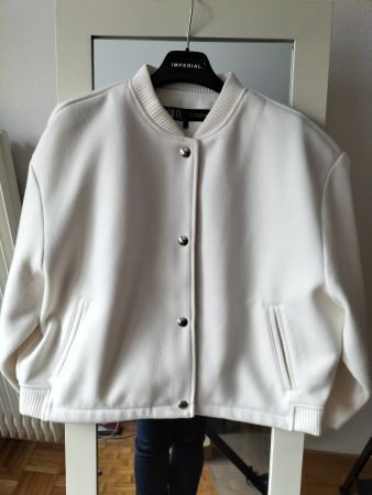 BLOUSON BOMBER BOUTONS DORÉS ZARA XL