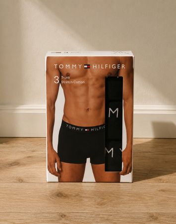 Tommy Hilfiger Trunk 3er Set schwarz Grösse M neu