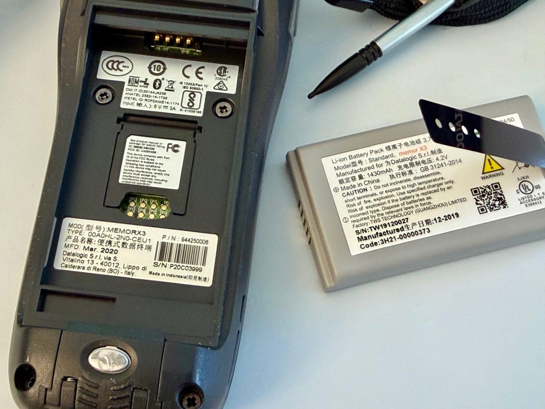 Scanner: Datalogic Memor X3 / Barcode Scanner – Usato da Einigen venduto da Medicom-Pharma 3