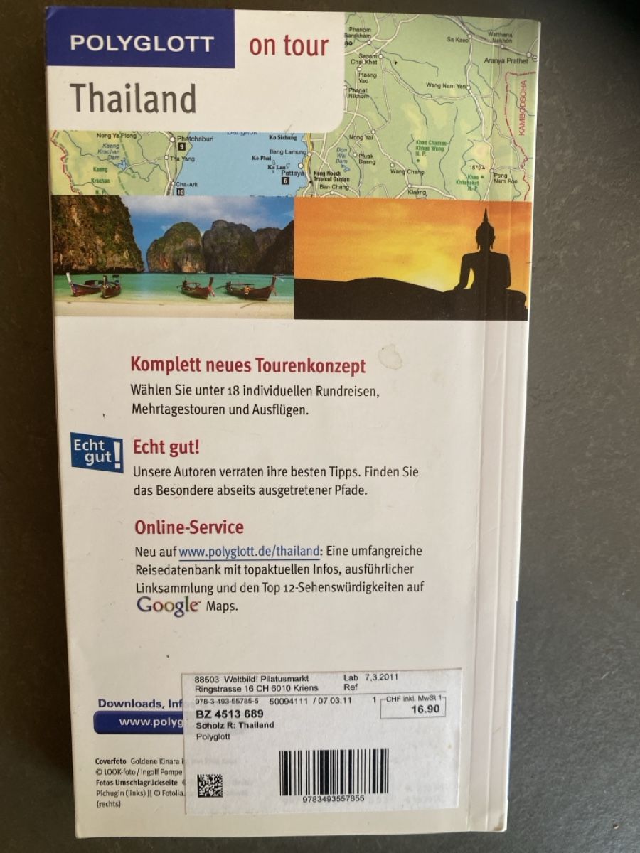 Libri: Polyglott on Tour Thailand Reiseführer – Usato da Dallenwil venduto da kavogt6 1
