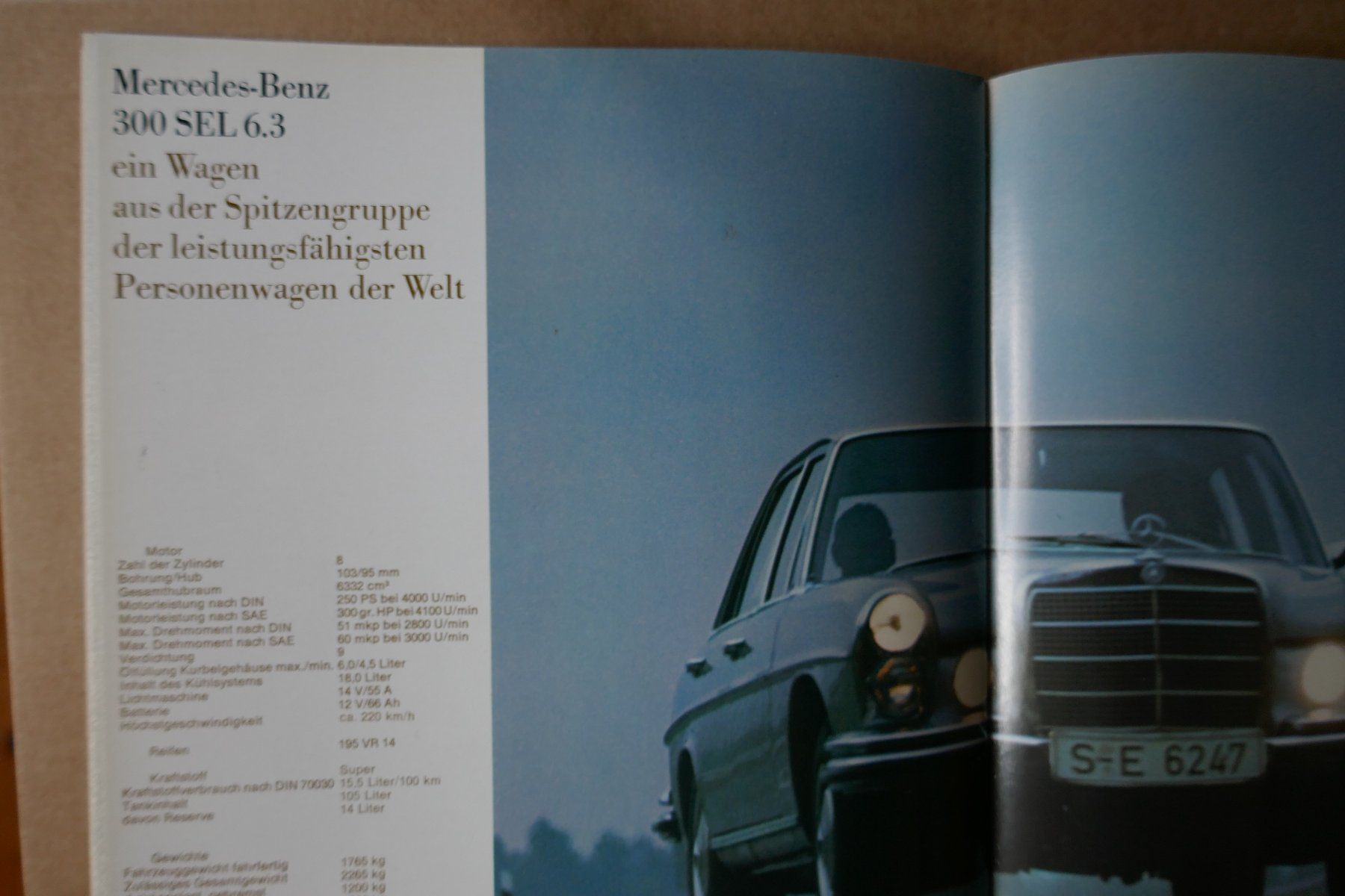 Mercedes-Benz Documents: MERCEDES  Programm  ca 1970  Originalprospekt – D'occasion à Madiswil par ML911 2