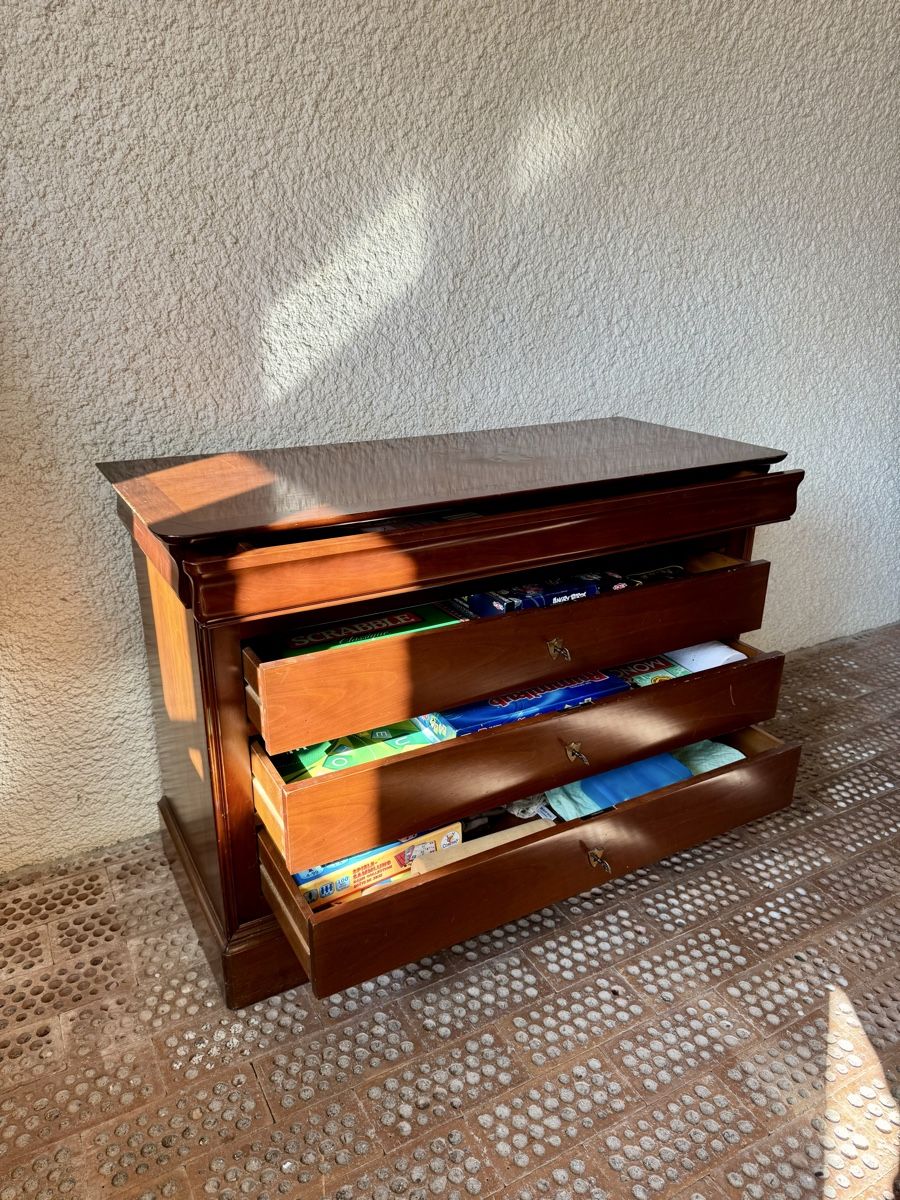 Cassettiere: Commode en merisier Vintage meuble "Grange" – Usato da Fully venduto da Gaga1990 6