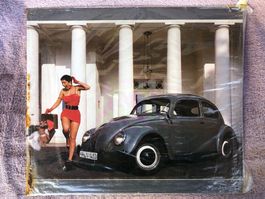 Vw käfer mit pin up luftgekühlt oldtimer