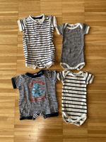 4 pcs Baby Boy Short Sleeve Romper Bodysuit Size 56 - 60