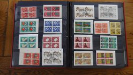 Album mit vielen schönen 4er Blocks SCHWEIZ  120