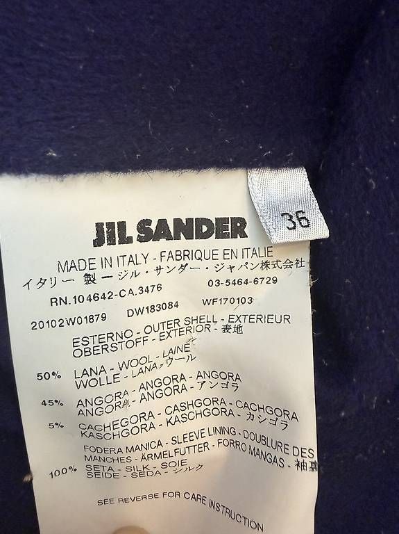 Cappotti: Jil Sander Mantel – Usato da Uitikon Waldegg venduto da lapagy 2