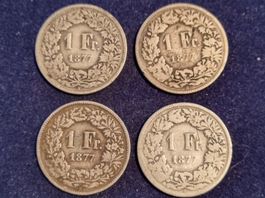 1 FR 1877 Lot 4 Stück
